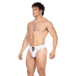 Barcode Berlin Jockstrap Rokk Blanc-Bleu